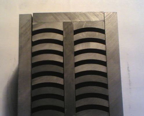Segment d'agglomération de Diamond Custom Graphite Molds For