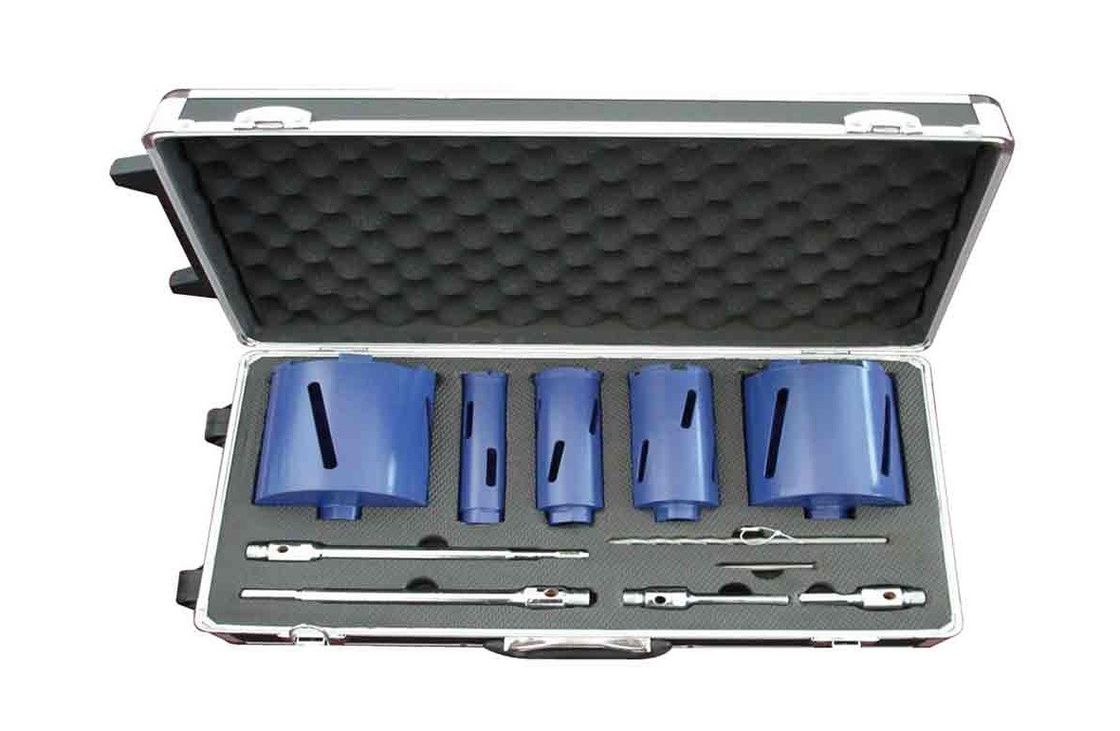 11pcs a placé le peu de perceuse sec de noyau a placé Diamond Drill Bits For Glass