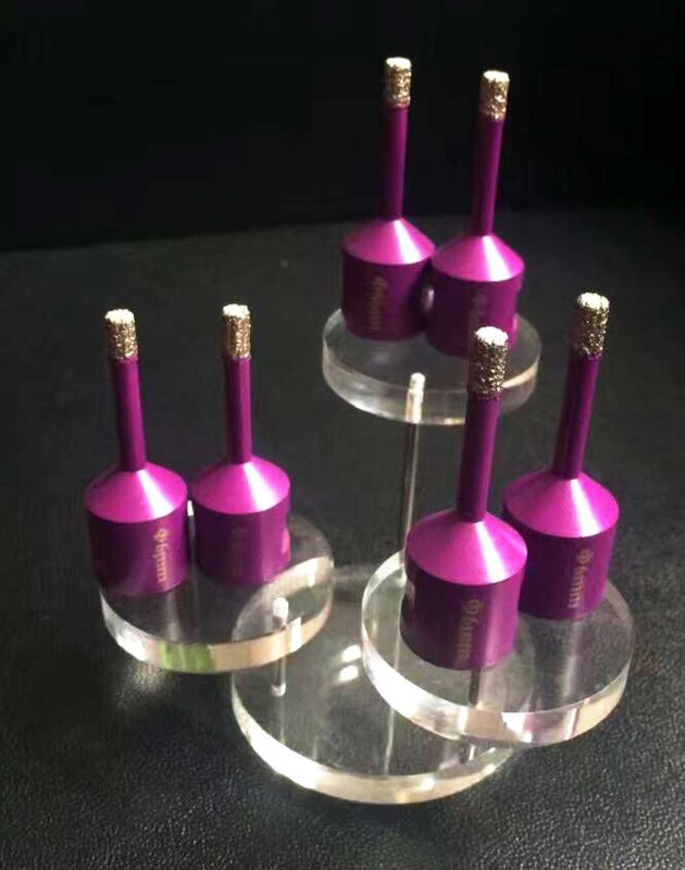 6 à 12mm Diamond Drill Core Bit Set de soudure pour la tuile de perceuse